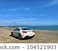Sea and sports car 104521903