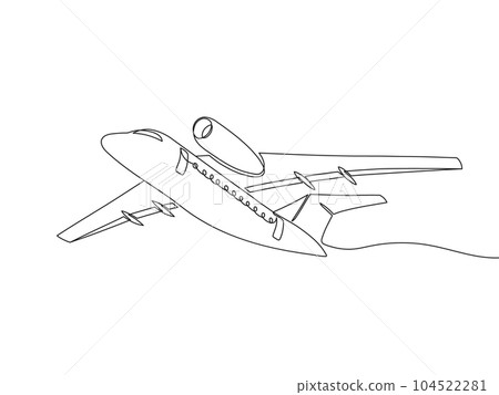 aircraft, airplane, vector 104522281