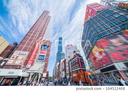 "Tokyo" in front of Seibu Shinjuku Station "Tokyo" in front of Seibu Shinjuku Station 104522408