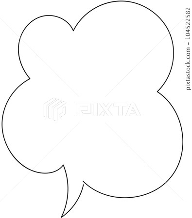 speech bubble balloon icon sticker memo keyword planner text box banner, flat png transparent element design 104522582