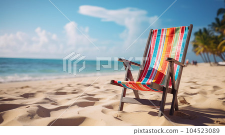 Tropical Summer Sea Beach Chair Tropical Summer Sea Beach Chair 104523089