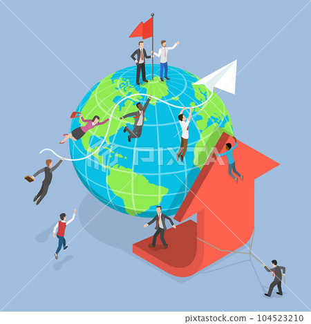 3D Isometric Flat Vector Conceptual Illustration of Demography 3D Isometric Flat Vector Conceptual Illustration of Demography 104523210