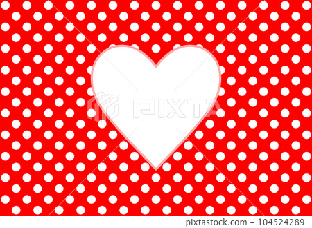 心形簡單相框素材 104524289