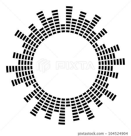 Equalizer waveform ring Equalizer waveform ring 104524904