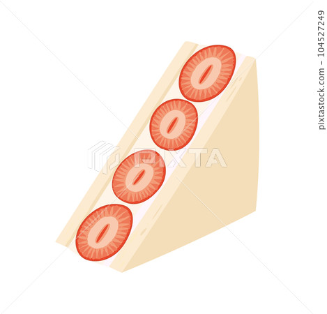 Strawberry fruit sandwich Strawberry fruit sandwich 104527249