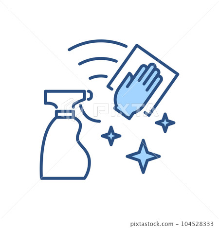 Cleaning related vector icon 104528333