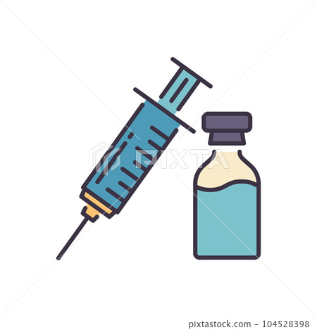 Vaccine related vector icon 104528398