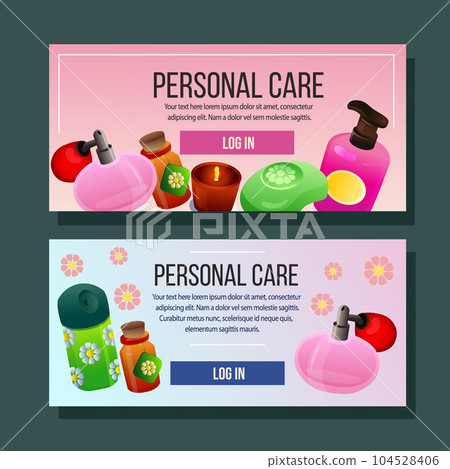 cosmetics banner horizontal personal care supplies cosmetics banner horizontal personal care supplies 104528406