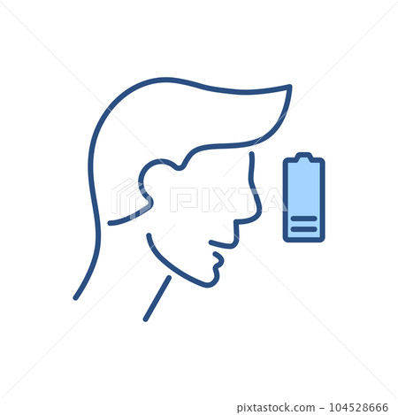 Fatigue related vector icon Fatigue related vector icon 104528666