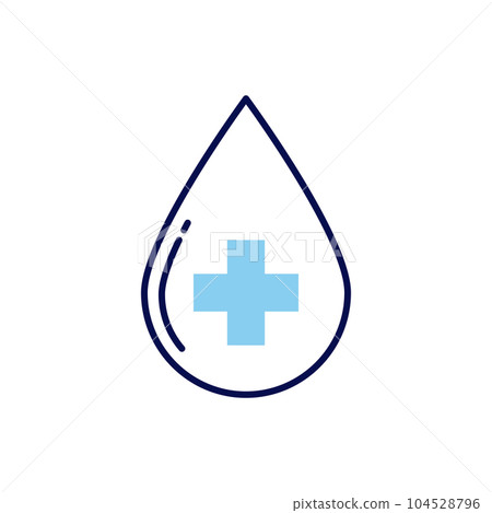 Blood Donation related vector icon. 104528796