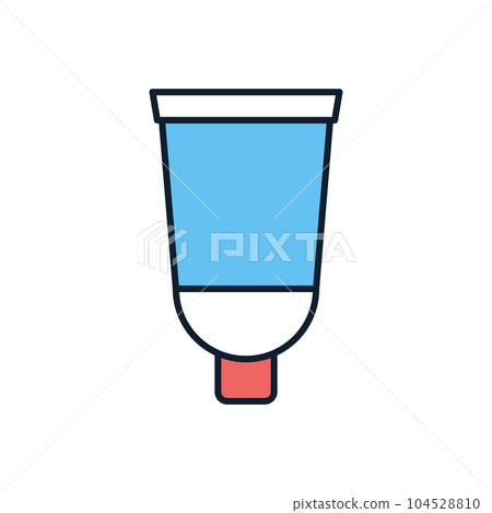 Cream Tube Vector Icon Cream Tube Vector Icon 104528810