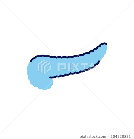 Pancreas Vector Line Icons Pancreas Vector Line Icons 104528821