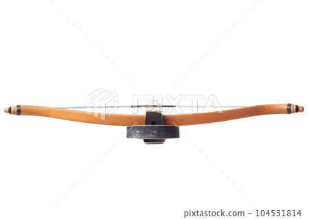 vintage crossbow isolated on white 104531814