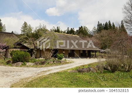 Tono Furusato Village in Spring 104532815