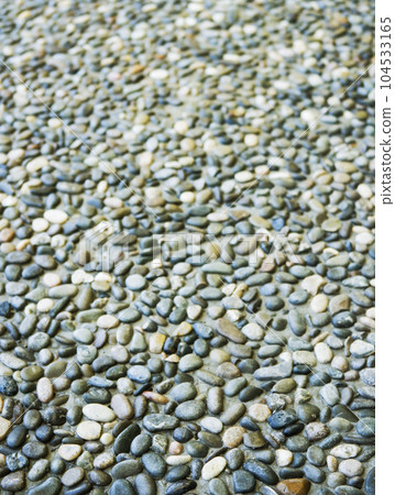 Photo of a cobblestone road, stone background Photo of a cobblestone road, stone background 104533165
