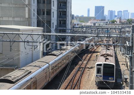 西武池袋線進出池袋站的列車 西武池袋線進出池袋站的列車 104533438