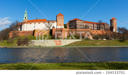 castle, krakow, fortress 104533701