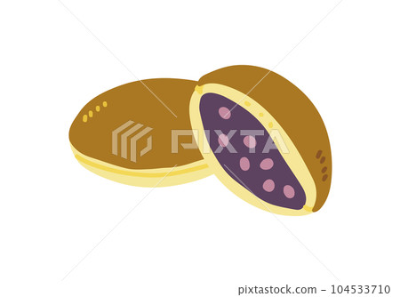 簡單的銅鑼燒插圖 104533710