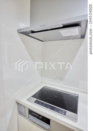 Kitchen image range hood and IH cooking heater stove Kitchen image range hood and IH cooking heater stove 104534008