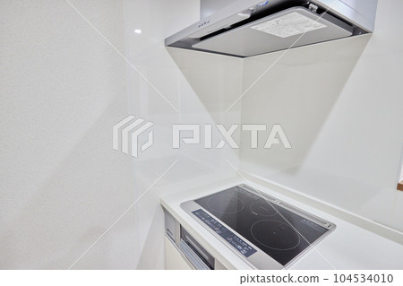 廚房形象抽油煙機和電磁爐灶 104534010