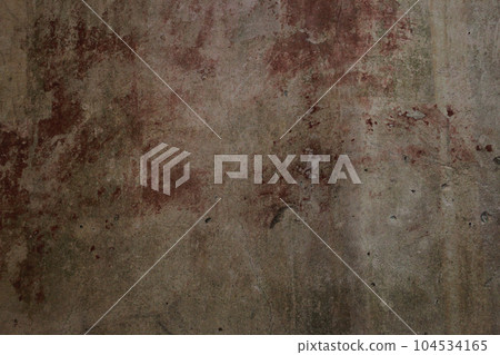 Damaged old mural painting inside the Buddhist temple historic site, Chiang Mai, Thailand 104534165