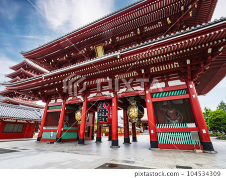 Senso-ji Temple Hokuramon Senso-ji Temple Hokuramon 104534309