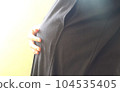 pregnant woman belly picture material 104535405