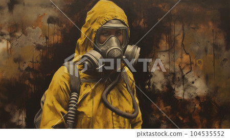 放射性材料處理AI插圖圖像 放射性材料處理AI插圖圖像 104535552