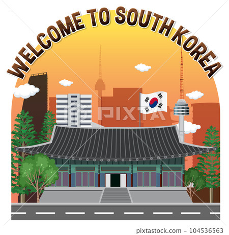 Korean element nation tradition symbol 104536563