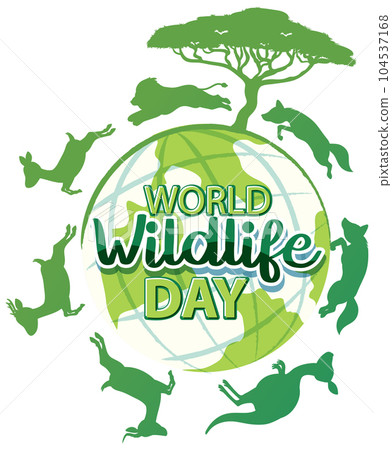 World Wildlife Day Banner World Wildlife Day Banner 104537168