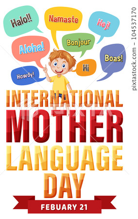 International mother language day banner design 104537170