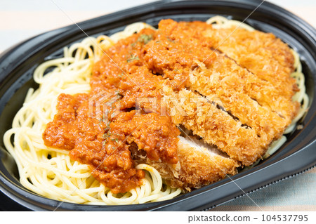 Spa cutlet topped with delicious pork cutlet Spa cutlet topped with delicious pork cutlet 104537795