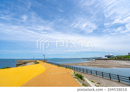 鰺澤海灘鰺澤漁港 104538018