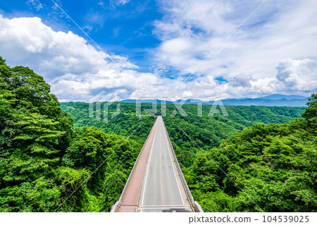 山梨縣北斗市八岳高原大橋的景色 山梨縣北斗市八岳高原大橋的景色 104539025