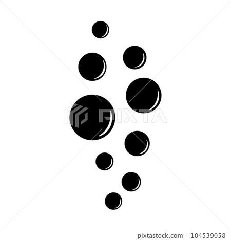 bubble icon vector 104539058