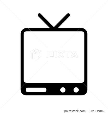 television icon vector television icon vector 104539060