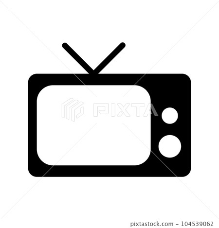 television icon vector television icon vector 104539062