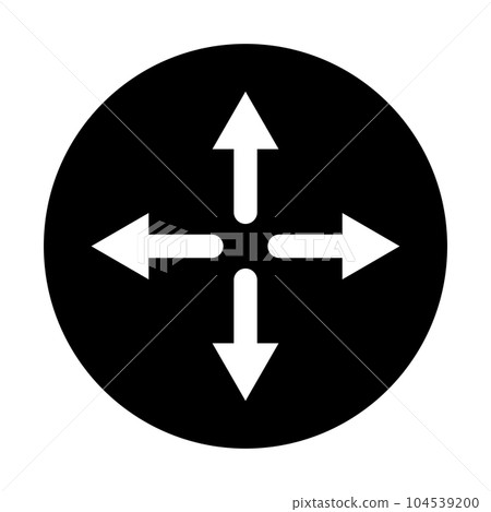 directions or navigation icon vector 104539200