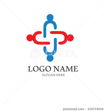 Community, network and social icon 104539448