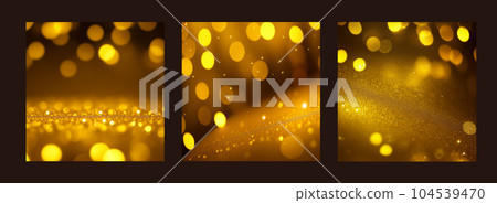 Glittering golden glitter texture "AI generated image" 104539470