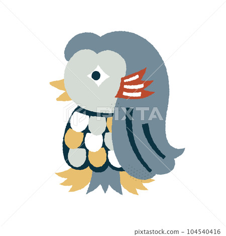 Amabie Loose and cute illustration material 104540416