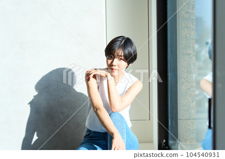 年輕的女士的肖像 104540931