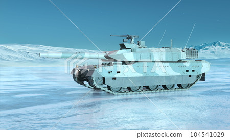 tank on ice tank on ice 104541029