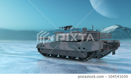 tank on ice tank on ice 104541030