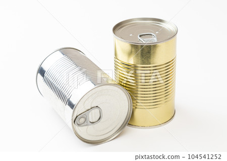 Canned food white background 104541252