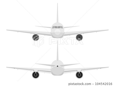 從前面看飛機和從後面看飛機 104542016