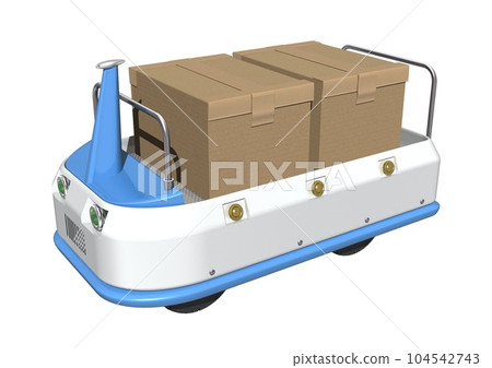 工業機器人 自動導引車 自動導引機器人 行李搬運機器人 獨立式（3DCG 圖像） 104542743