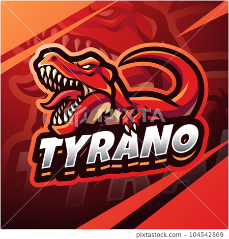 Tyrano esport mascot logo design Tyrano esport mascot logo design 104542869