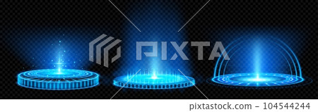 Game portal ui with hologram light technology Game portal ui with hologram light technology 104544244