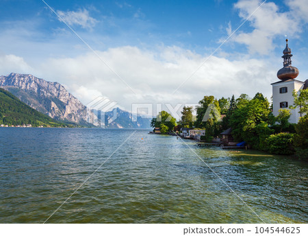 Summer Traunsee lake, Gmunden, Austria Summer Traunsee lake, Gmunden, Austria 104544625